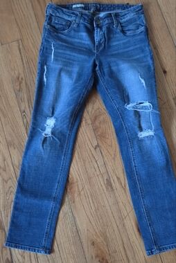 Kut From The Kloth Distressed Blue Denim Jeans